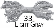33 Gray Popcorn